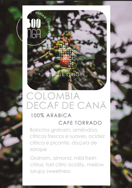 Colombia Decaf de Caña | Origem Única Finca Tamana